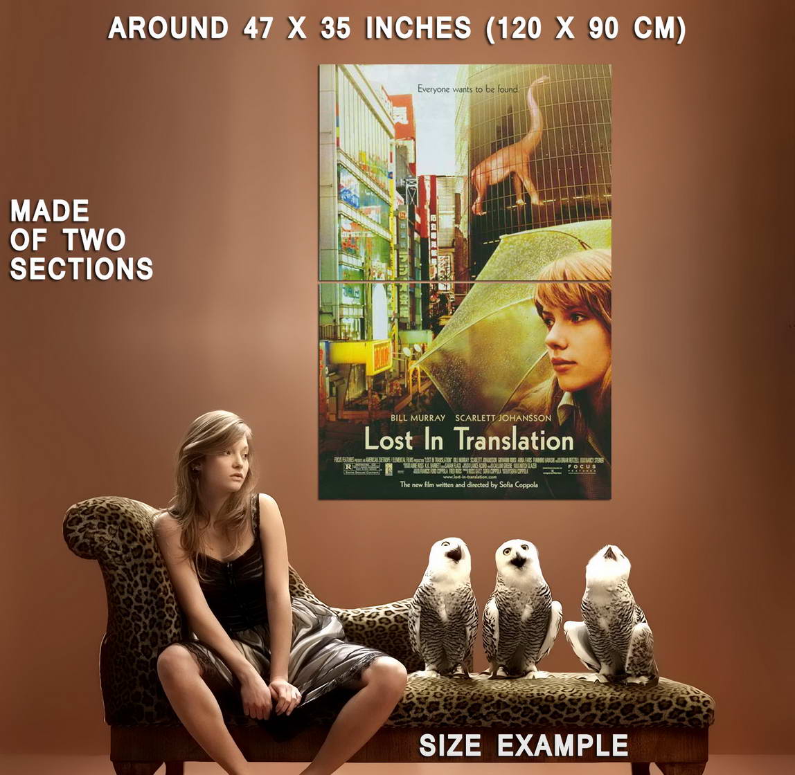 67266 Lost in Translation Scarlett Johansson Bill Wall Print Poster Affiche