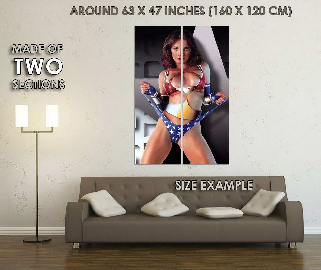 WONDER WOMAN LINDA CARTER IMAGE POSTER GLOSS PRINT LAMINATED New