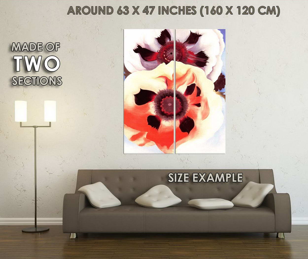 GEORGIA OKEEFFE POPPIES FINE ART PRINT