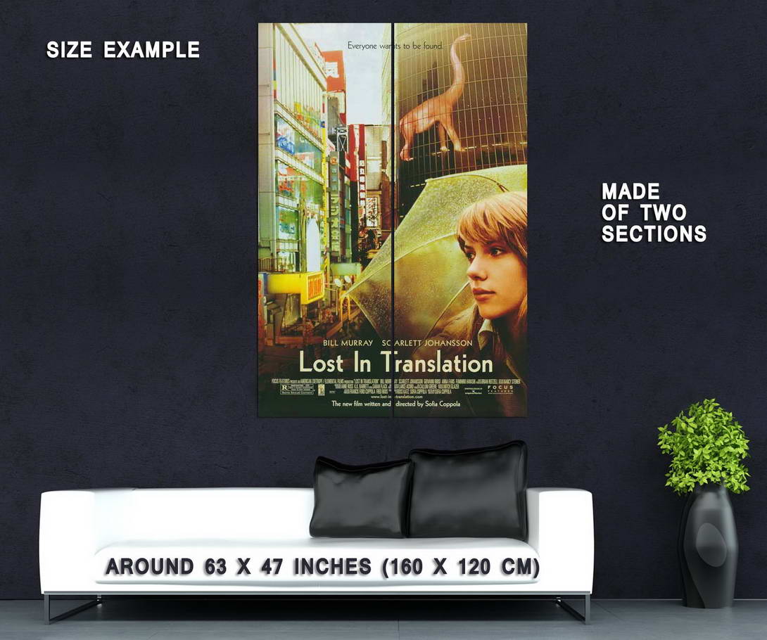 67266 Lost in Translation Scarlett Johansson Bill Wall Print Poster Affiche