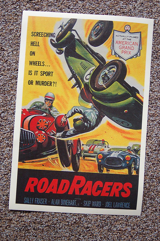 93596 Road Racer Lobby Card Salley Fraser Decor WALL PRINT POSTER DE