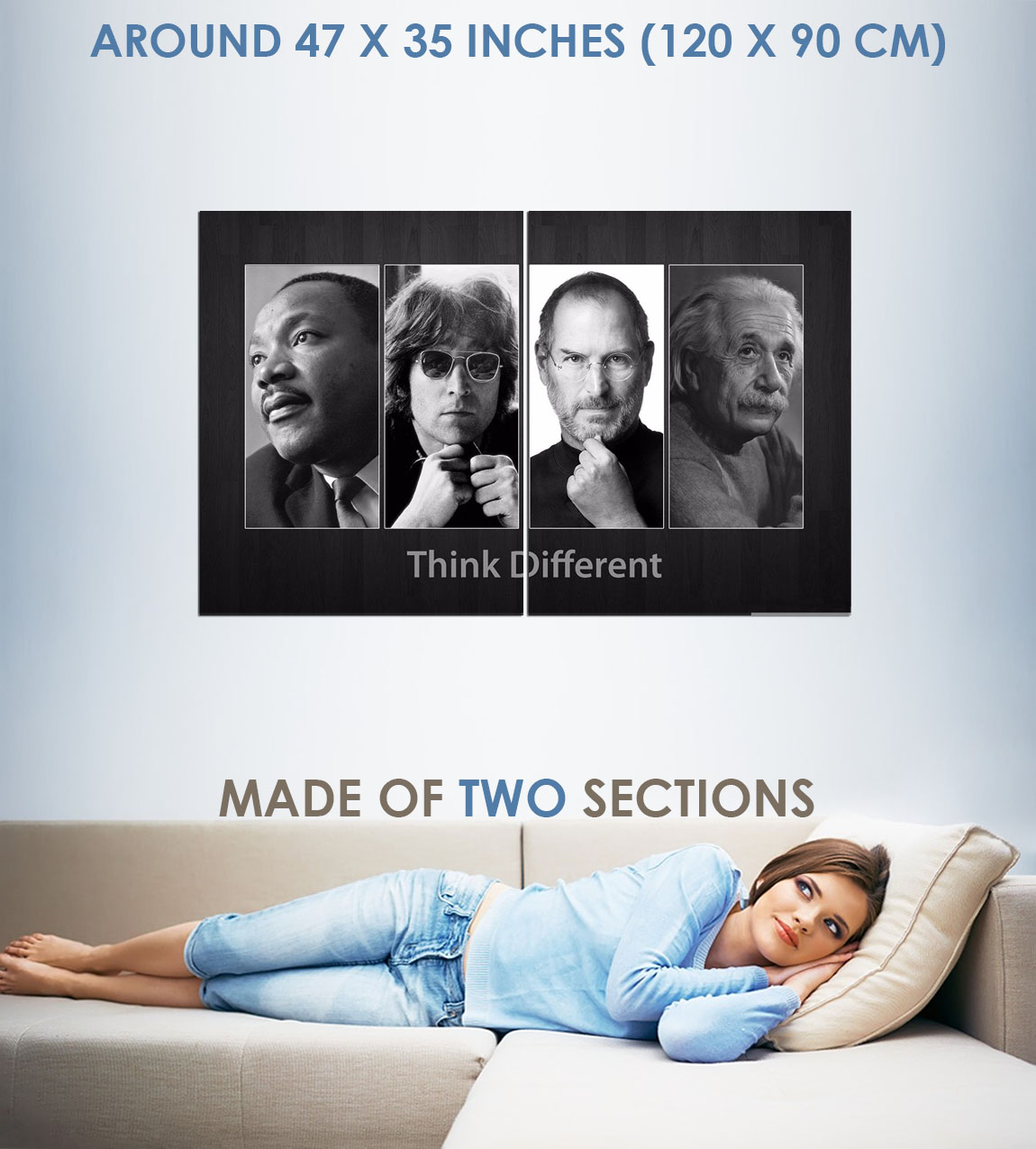 125812 Think Different Decor WALL PRINT POSTER FR