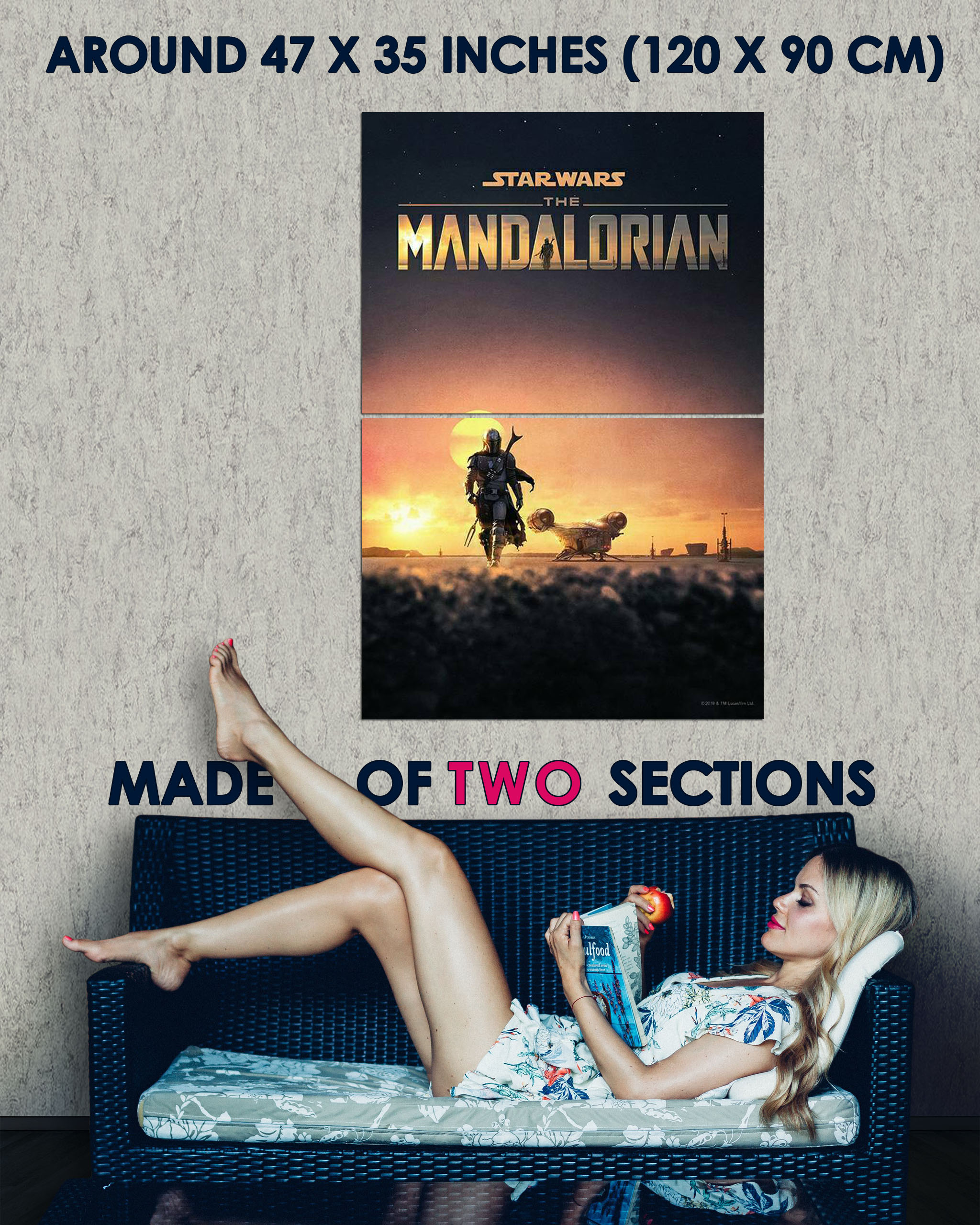 272507 Star Wars The Mandalorian Movie PRINT GLOSSY POSTER DE