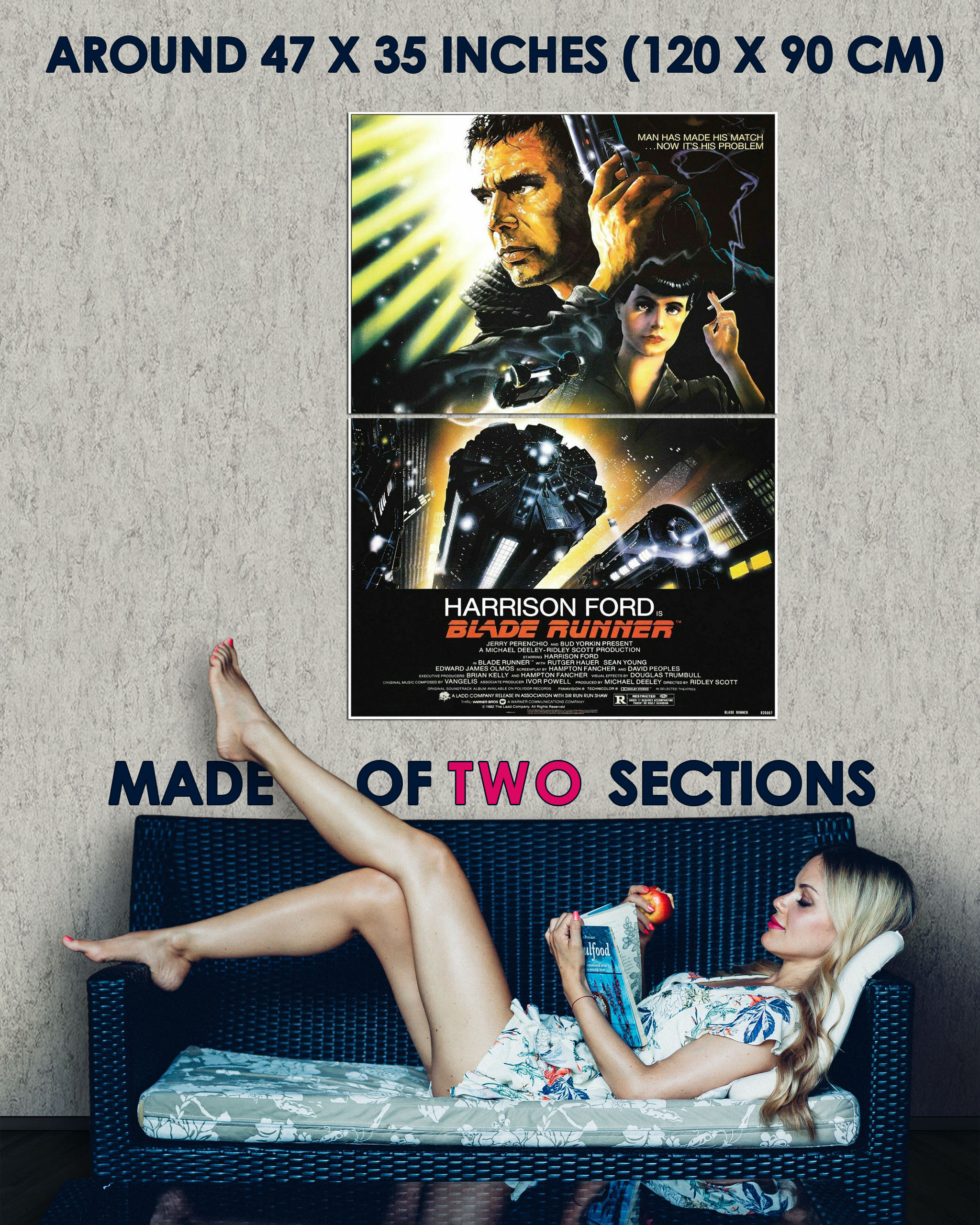 273178 Blade Runner Vintage Classic Movie Print Glossy Poster De 