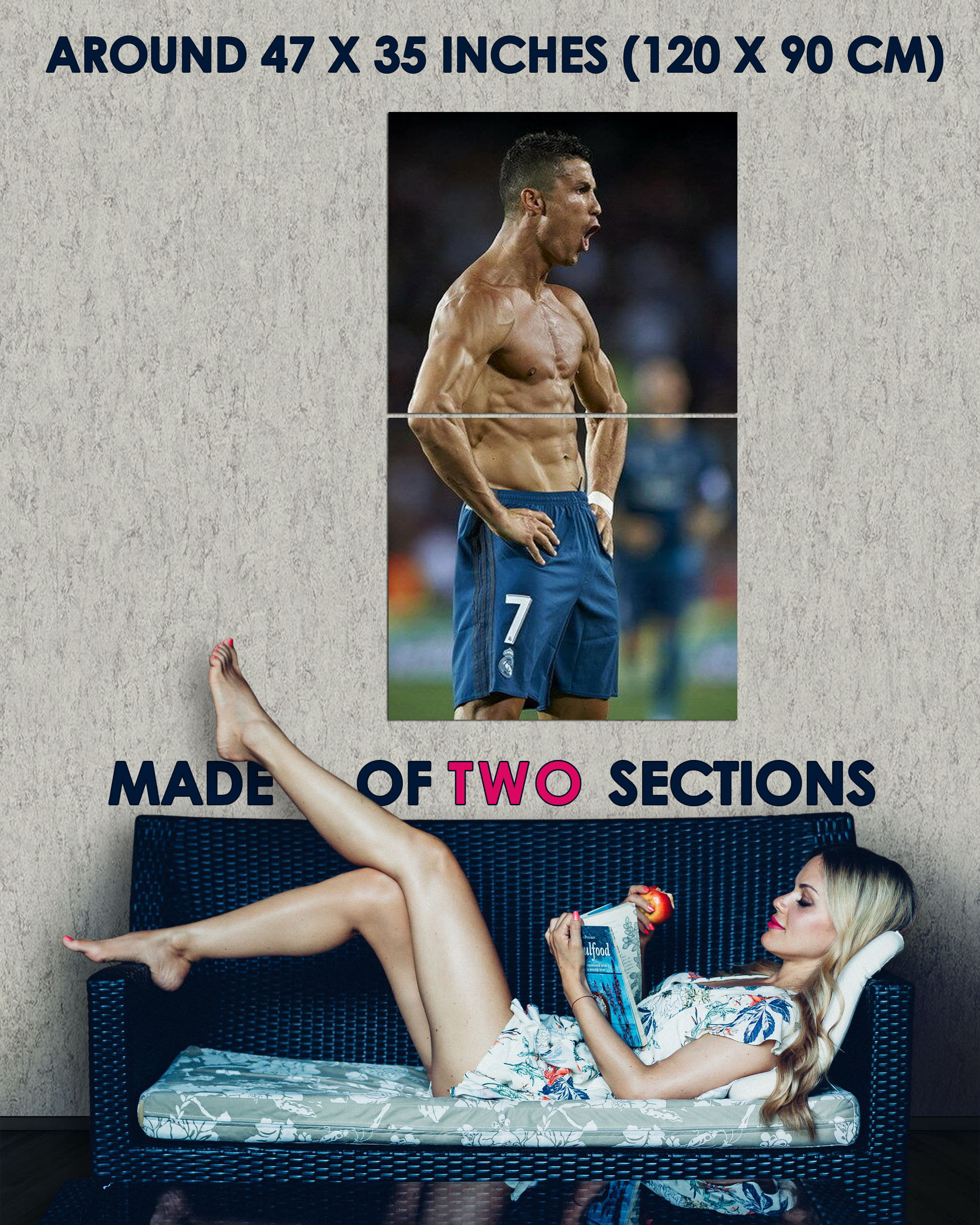 275130 Cristiano Ronaldo Real Madrid Super Star Soccer Player PRINT POSTER US