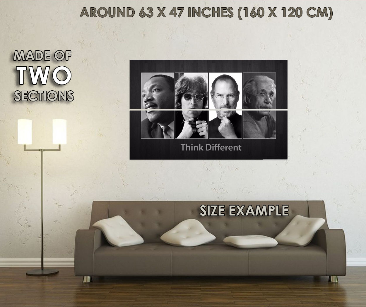 125812 Think Different Decor WALL PRINT POSTER FR