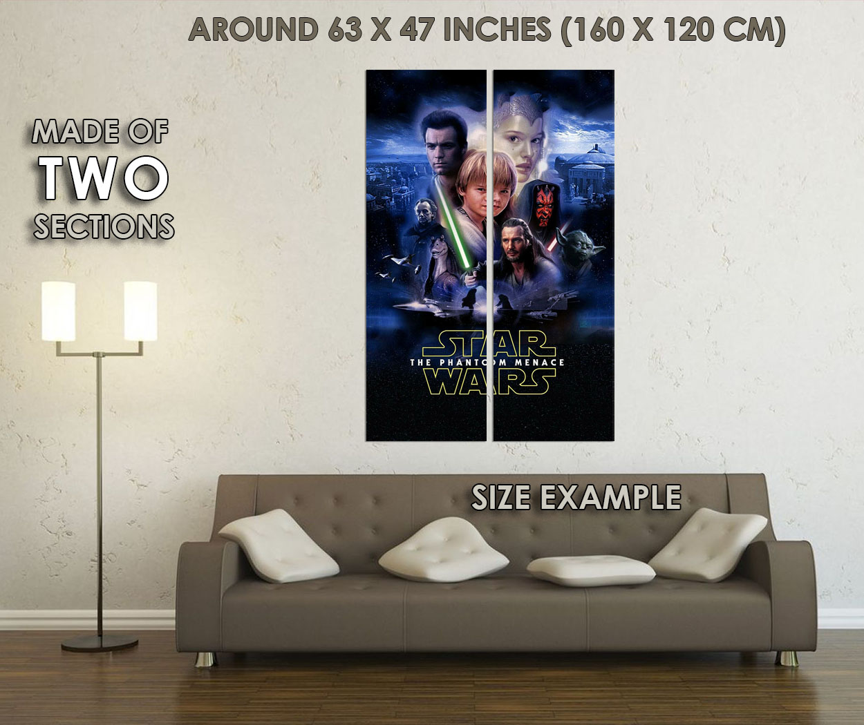 242601 STAR WARS THE PHANTOM MENACE MOVIE WALL PRINT POSTER FR 