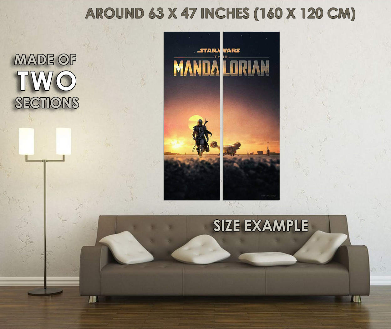 272507 Star Wars The Mandalorian Movie PRINT GLOSSY POSTER DE