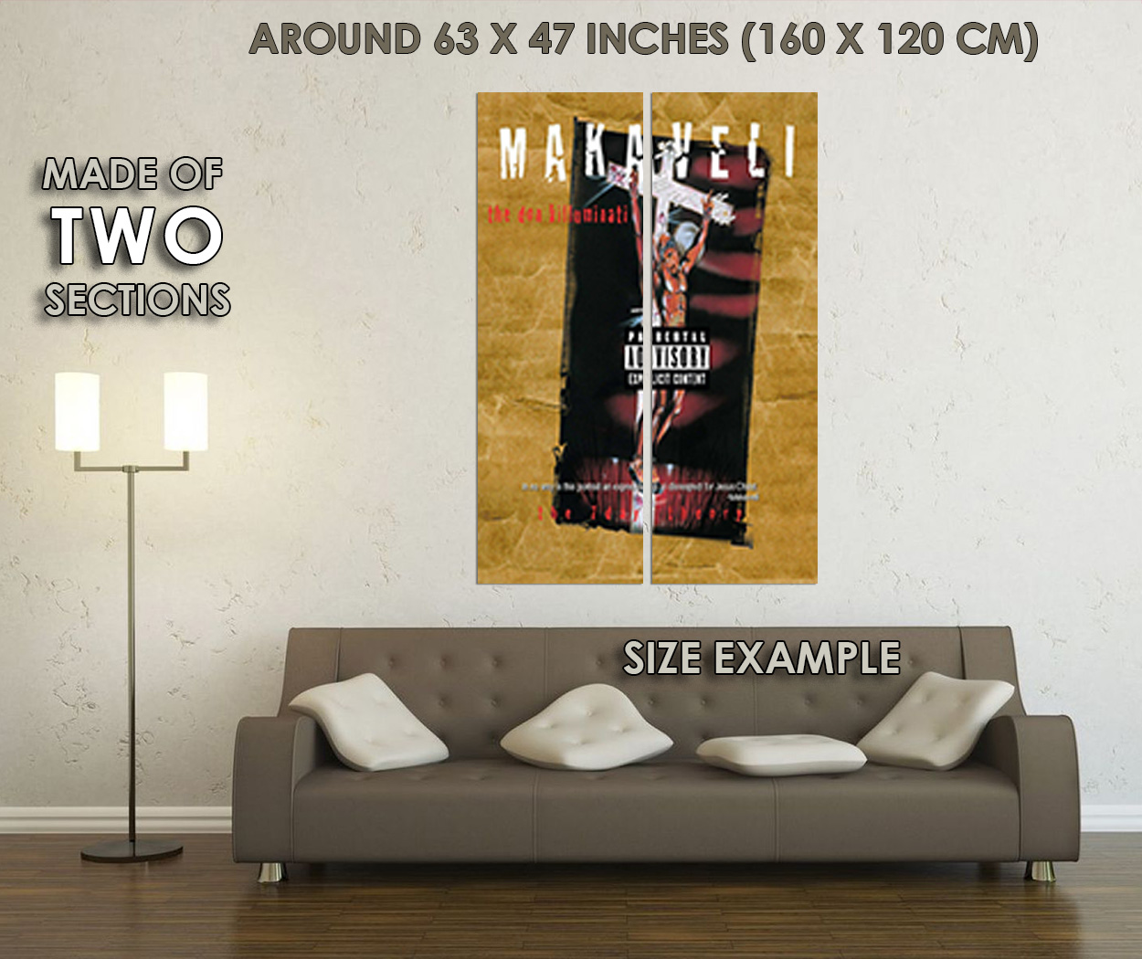 273629 Tupac Shakur 2Pac Makaveli RAP music Album PRINT GLOSSY POSTER US