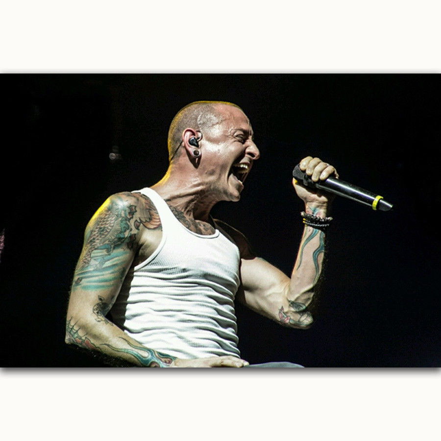 145440 R.I.P Chester Bennington Linkin Park Custom Wall Print Poster Affiche