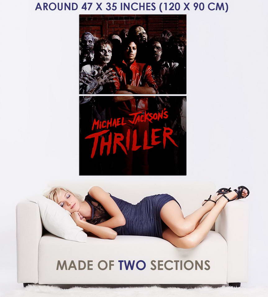 346417 Michael Jackson/'s Thriller movie GLOSSY POSTER FR