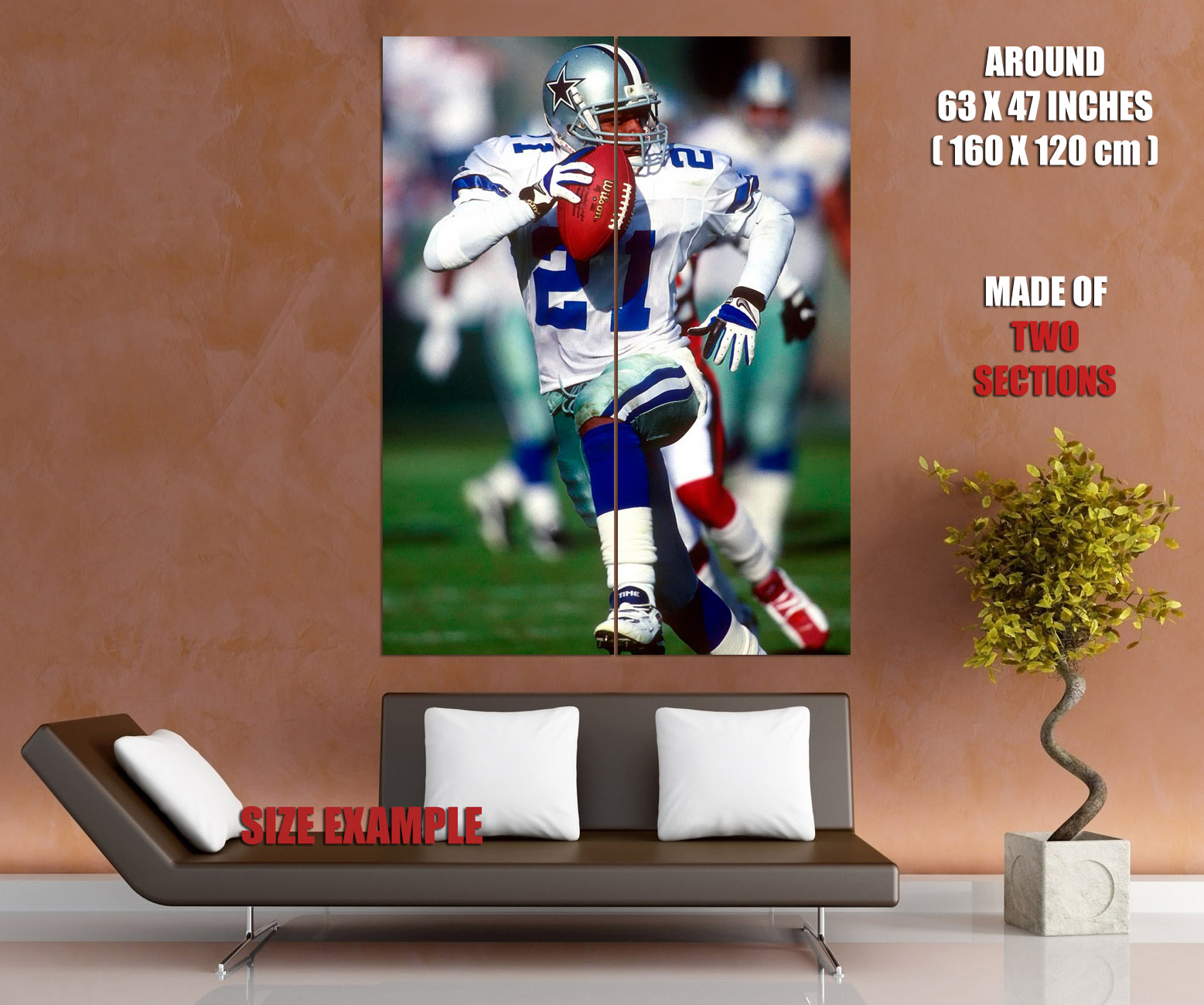 Deion Sanders American football Baseball player Sport Wall Print POSTER
