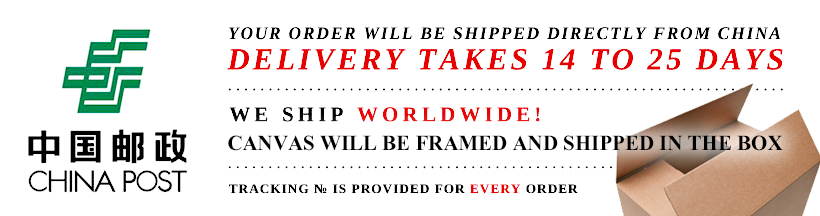 We ship to WORLDWIDE. Your order will be carefully wrapped and packed.
