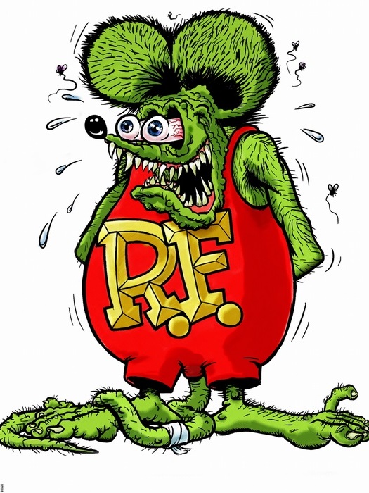 Ratfink Ed Big Daddy Roth Kustom Kulture Art Print POSTER Plakat