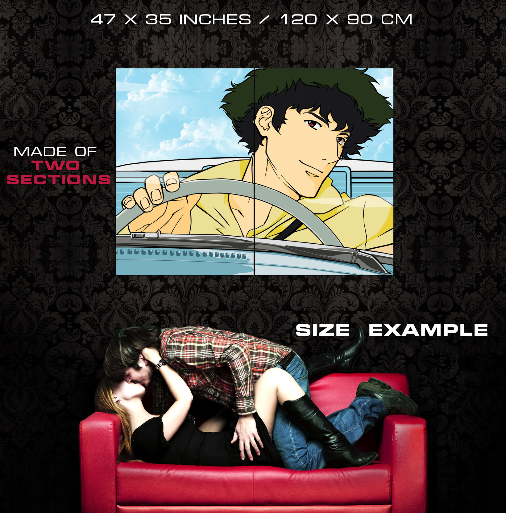 Cowboy Bebop Spike Spiegel Anime Manga Art Huge Giant Print POSTER Affiche 