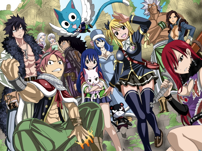Fairy Tail Characters Anime Manga Art Giant Print POSTER Plakat