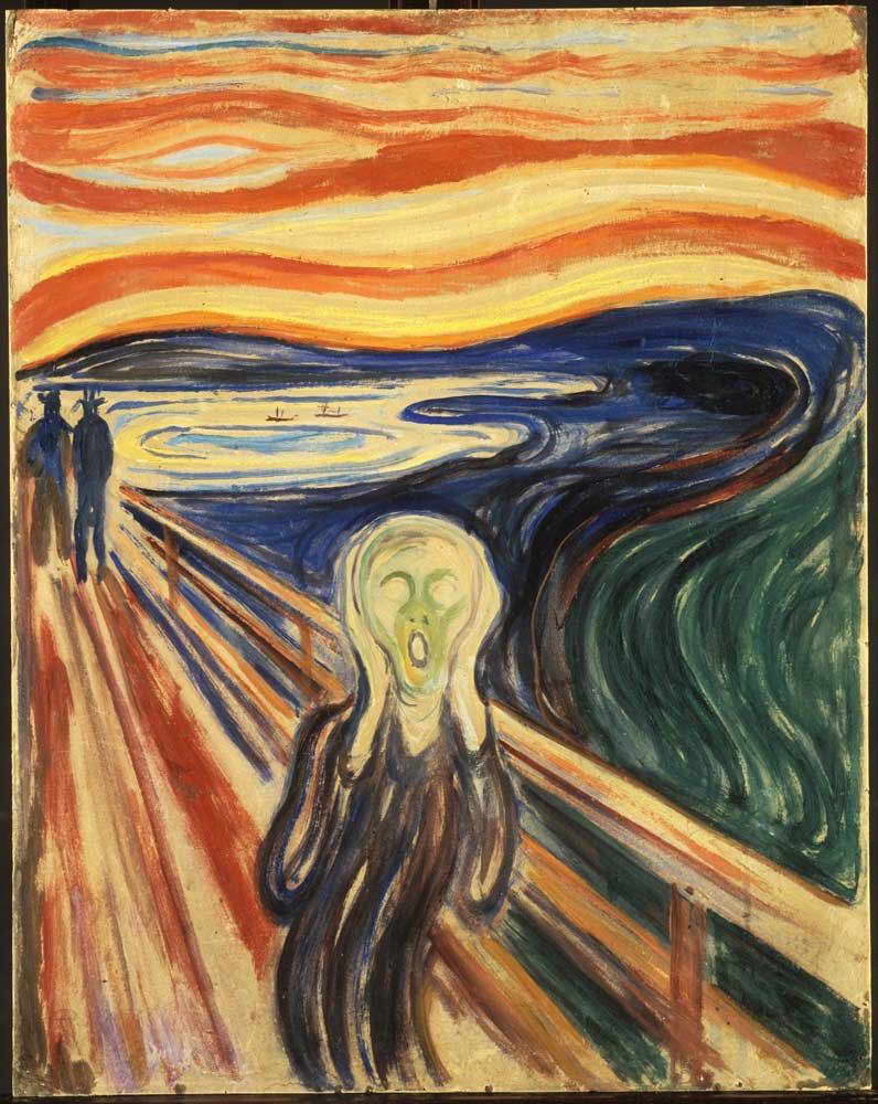 00422 Edvard Munch THE SCREAM Image Wall Print POSTER CA 00422 Edvard Munch THE SCREAM Image Wall Print POSTER CA
