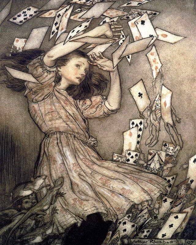 arthur rackham alice in wonderland iii fine art print