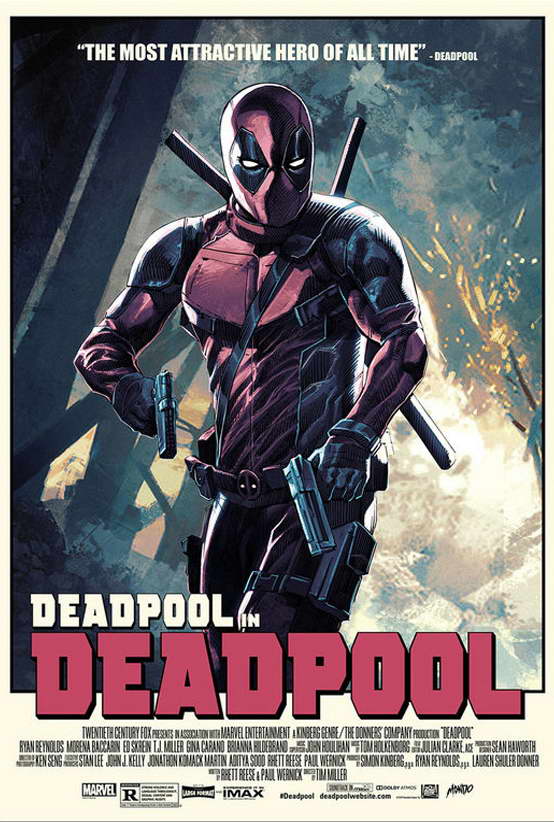 09677 Deadpool Superheroes Comic Movie Wall Print POSTER AU 09677 Deadpool Superheroes Comic Movie Wall Print POSTER AU