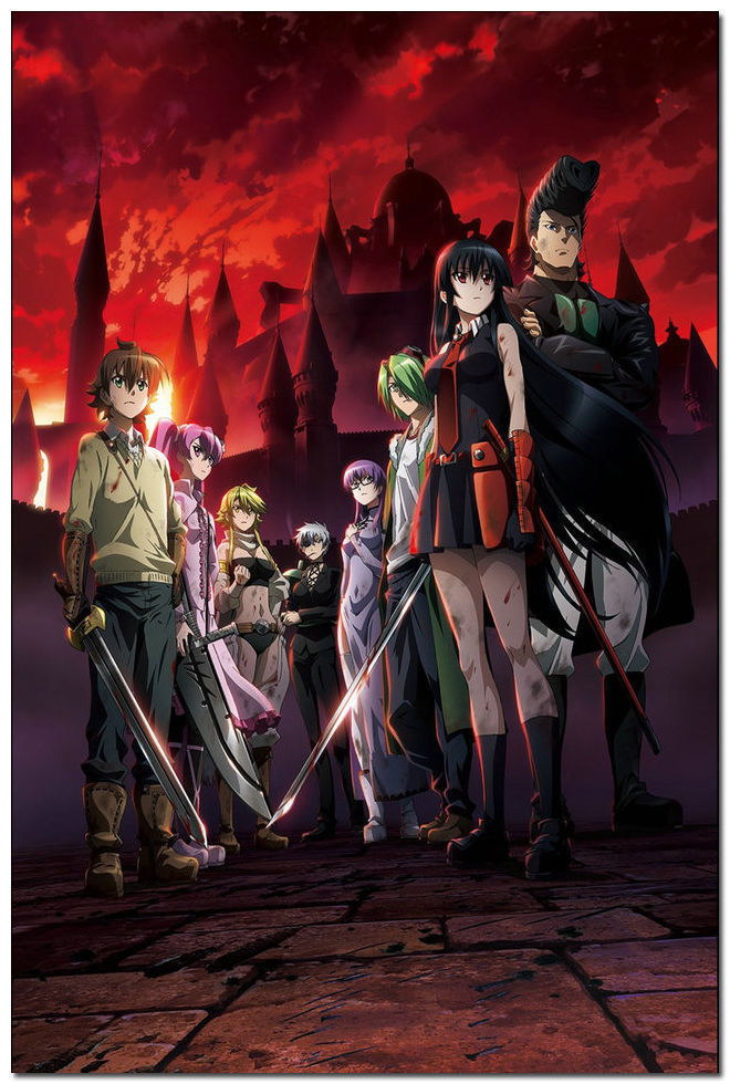 61107 AKAME GA Kill Girl Katana Fight Anime Wall POSTER Print Affiche