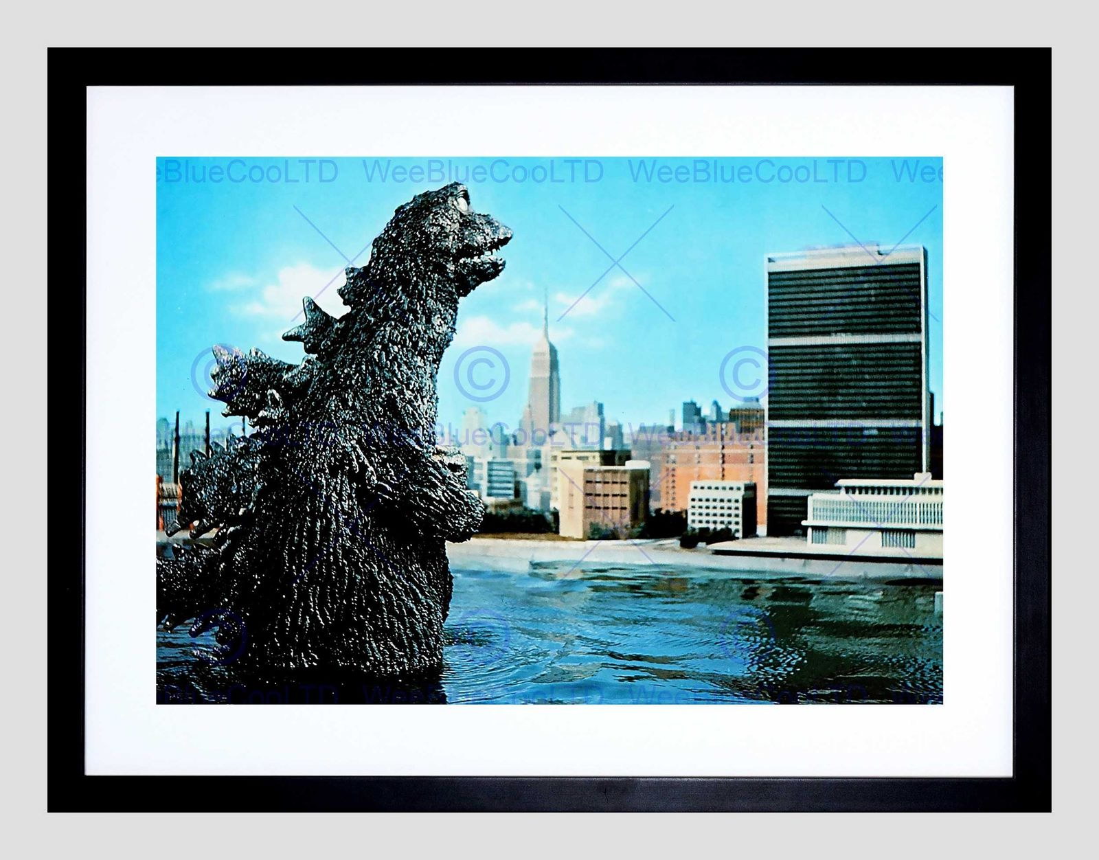 86541 FILM MOVIE 1968 GODZILLA NEW BLACK FRAME Decor Wall Print Poster