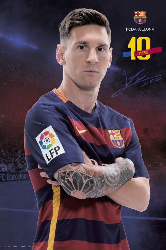 91294 FC BARCELONA SPORTS LIONEL MESSI TATTOO 2015 Decor WALL PRINT POSTER AU 91294 FC BARCELONA SPORTS LIONEL MESSI TATTOO 2015 Decor WALL PRINT POSTER AU