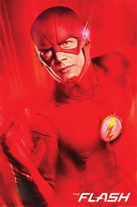 91377 THE FLASH TV SHOW NEW DESINIES ALL RED Wall Print Poster Plakat