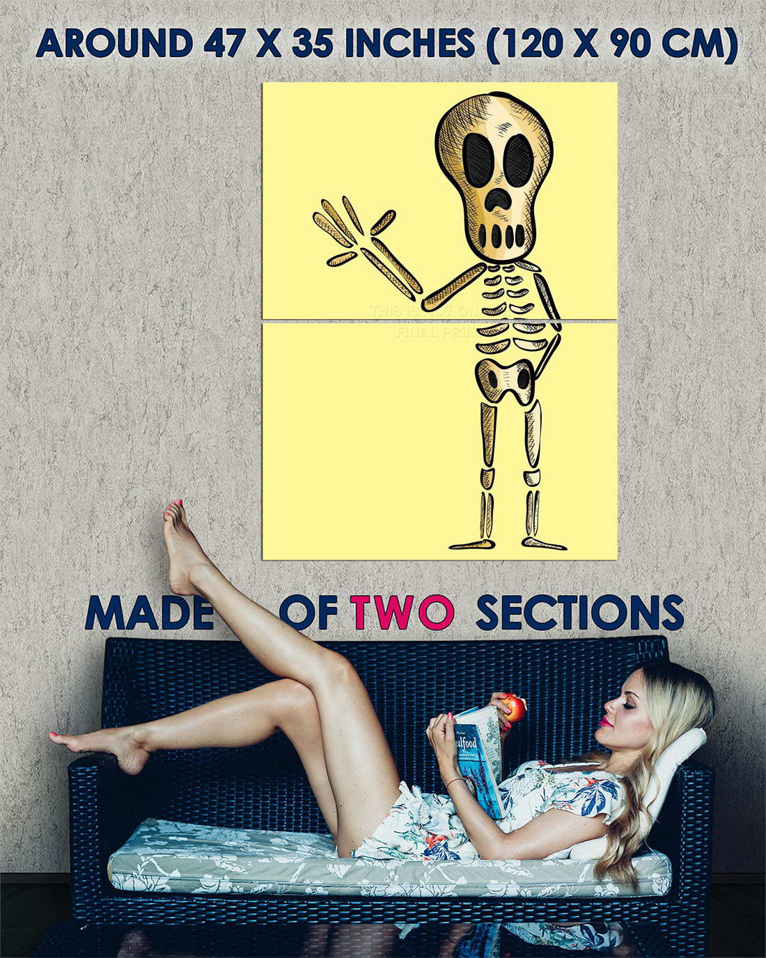 114920 DRAWING DESIGN C C C OON SKELETON WAVING HELLO Decor WALL PRINT POSTER FR 02ce20 114920 DRAWING DESIGN C C C OON SKELETON WAVING HELLO Decor WALL PRINT POSTER FR 02ce20