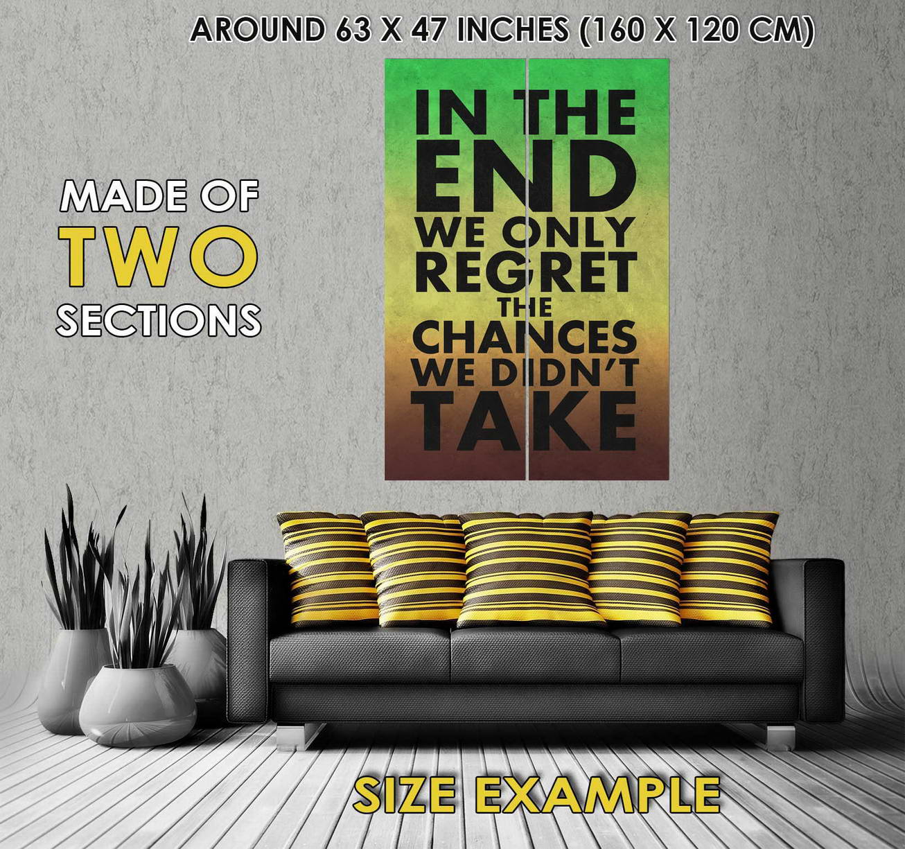 106276 In The End End End We Only Regret The Chances We Didnt Decor WALL PRINT POSTER FR 6566f5 106276 In The End End End We Only Regret The Chances We Didnt Decor WALL PRINT POSTER FR 6566f5