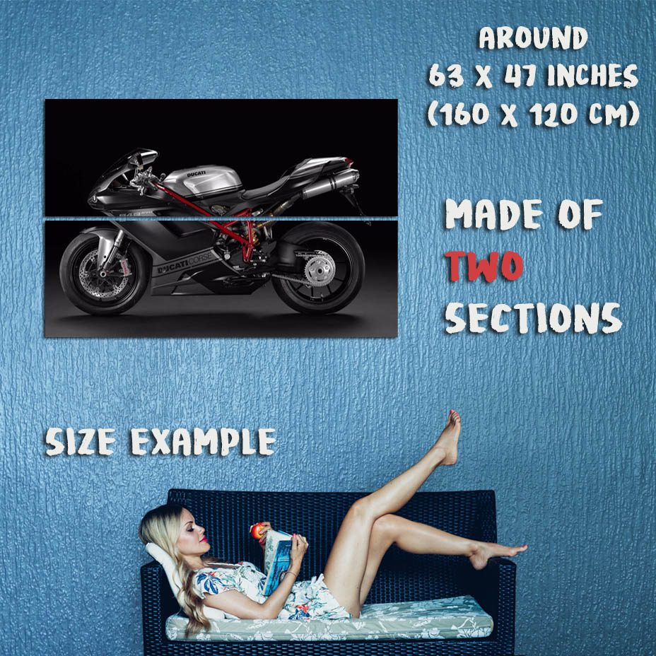 160410 DUCATI 848 EVO CORSE SE BIKE MOTORCYCLE Wall Print Poster
