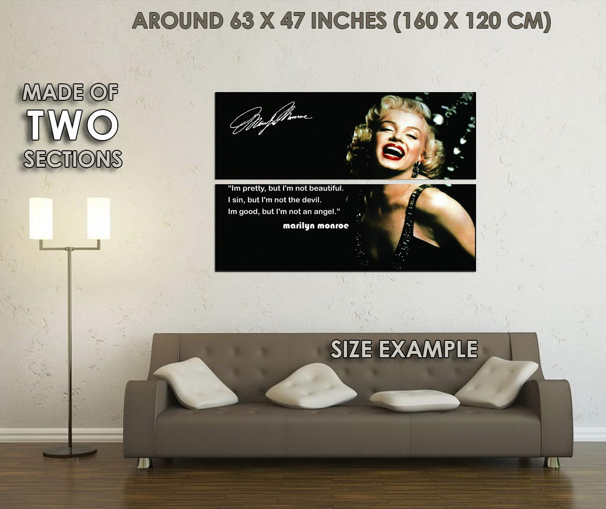 Details zu 248248 MARILYN MONROE Movie Art AFFICHE POSTER Günstig NEU