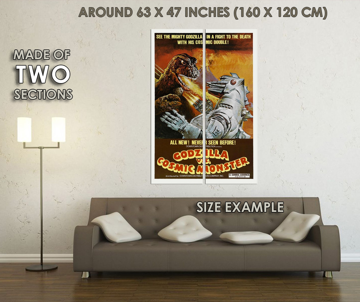 284960 GODZILLA VS COSMIC MONSTER MOVIE PRINT POSTER