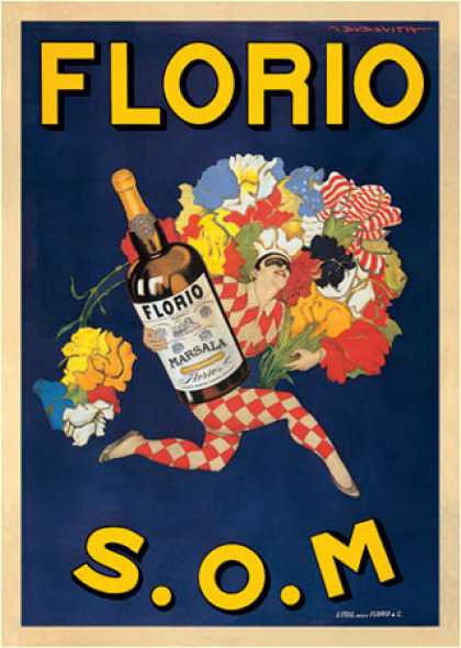 176555 Florio, 1915 S.O.M by Marcello Dudovich Vintage WALL PRINT POSTER CA 176555 Florio, 1915 S.O.M by Marcello Dudovich Vintage WALL PRINT POSTER CA