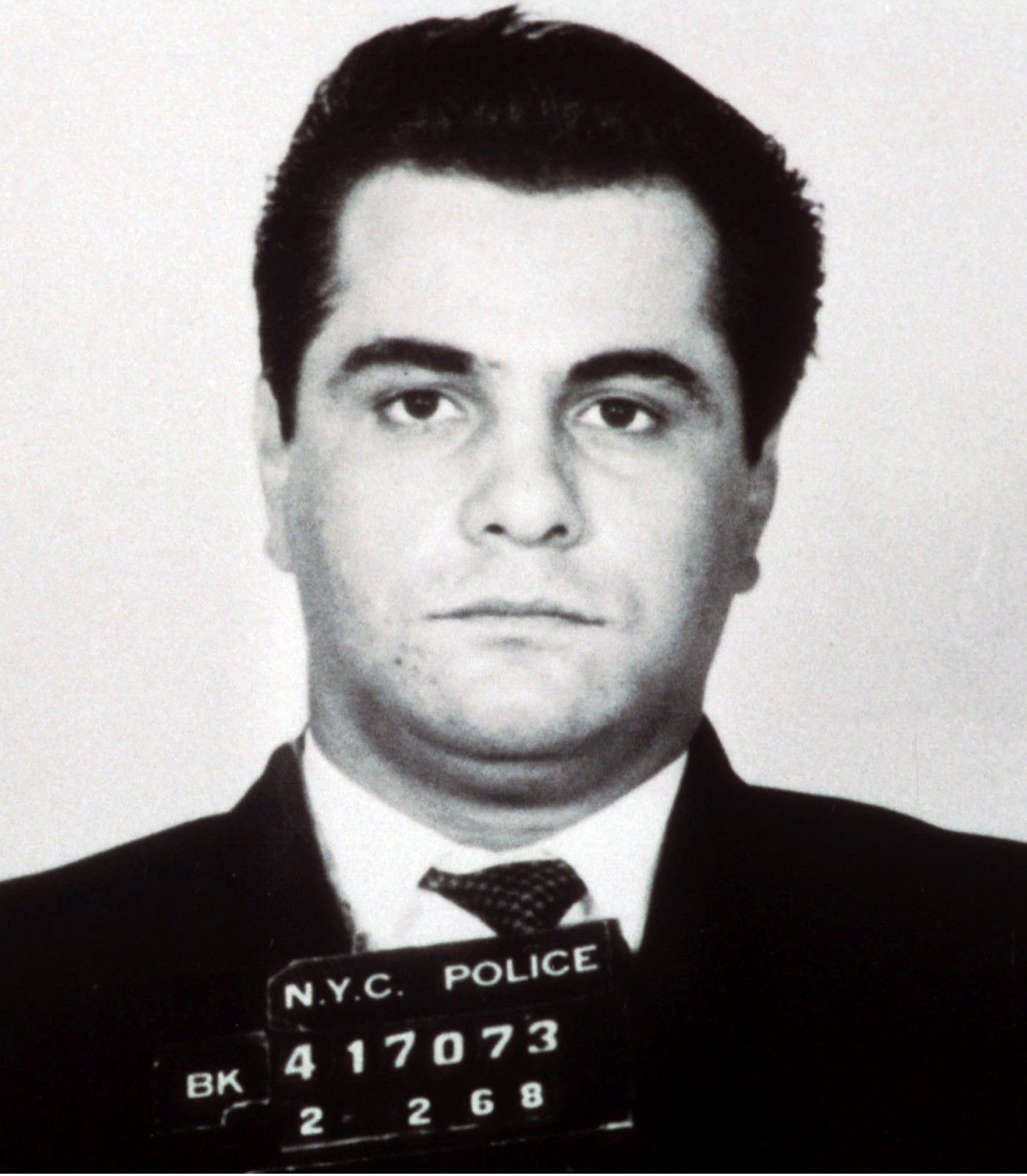 186015 JON GOTTI Mug Shot Fahndungsfoto Gambino MOB Mafia Druckhaus