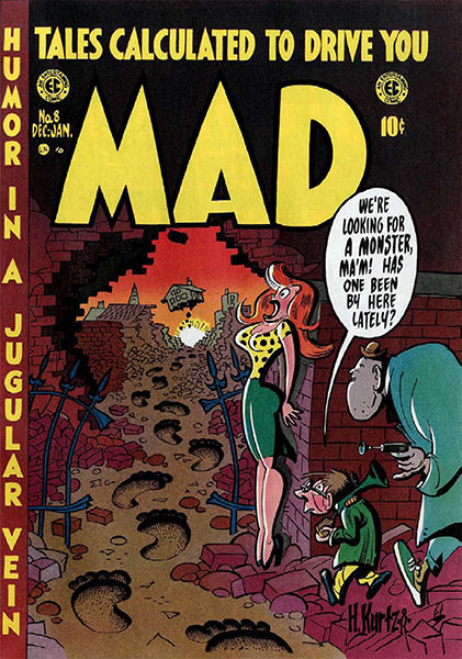 189196 MAD MAGAZINE December / January 1953 Cover Wall Print Poster £13 ...