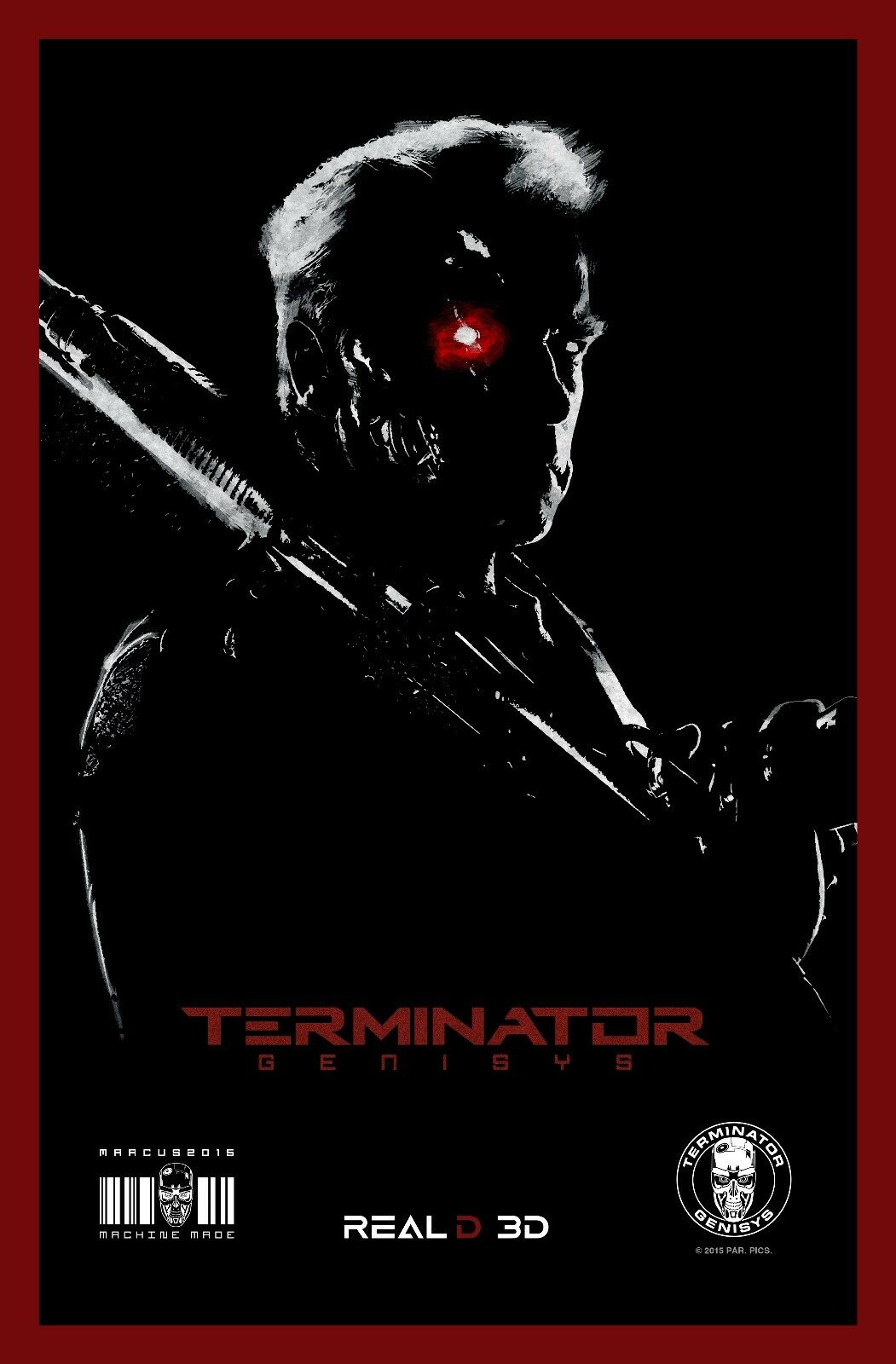 Details zu  245196 Terminator Genisys Movie AFFICHE POSTER Super willkommener Sonderpreis