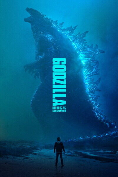 283138 Godzilla King of the Monsters Fighting Movie PRINT POSTER