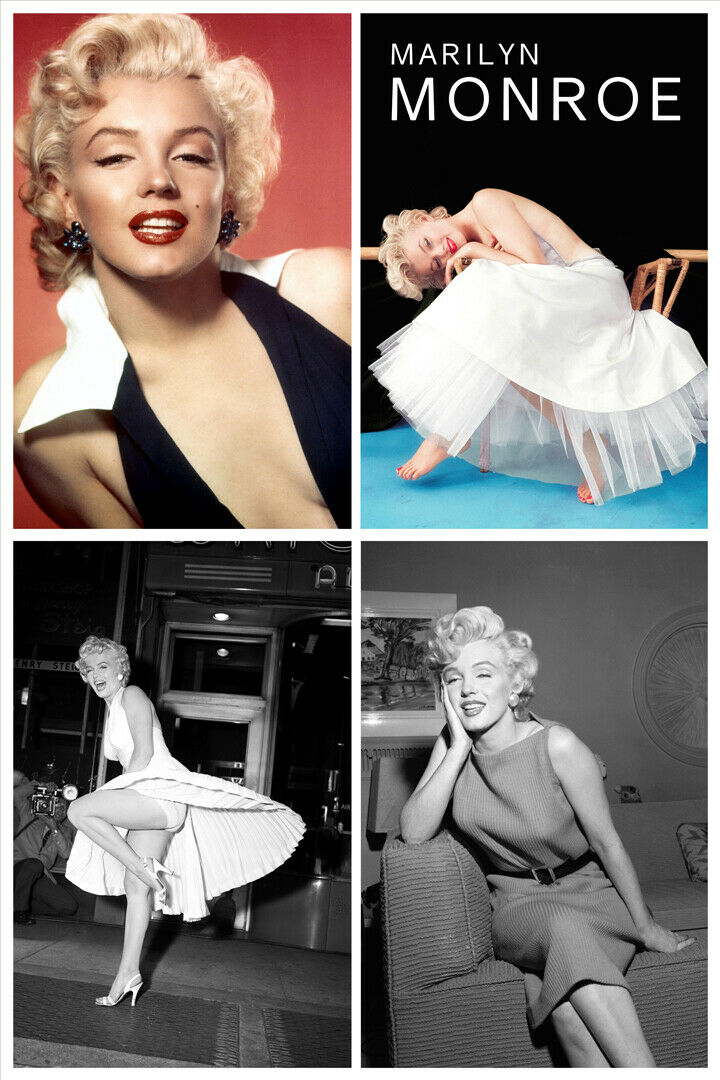 363954 Marilyn Monroe Sexy Collage Blonde Bombshell Art Print Poster Uk £1314 Picclick Uk 7223