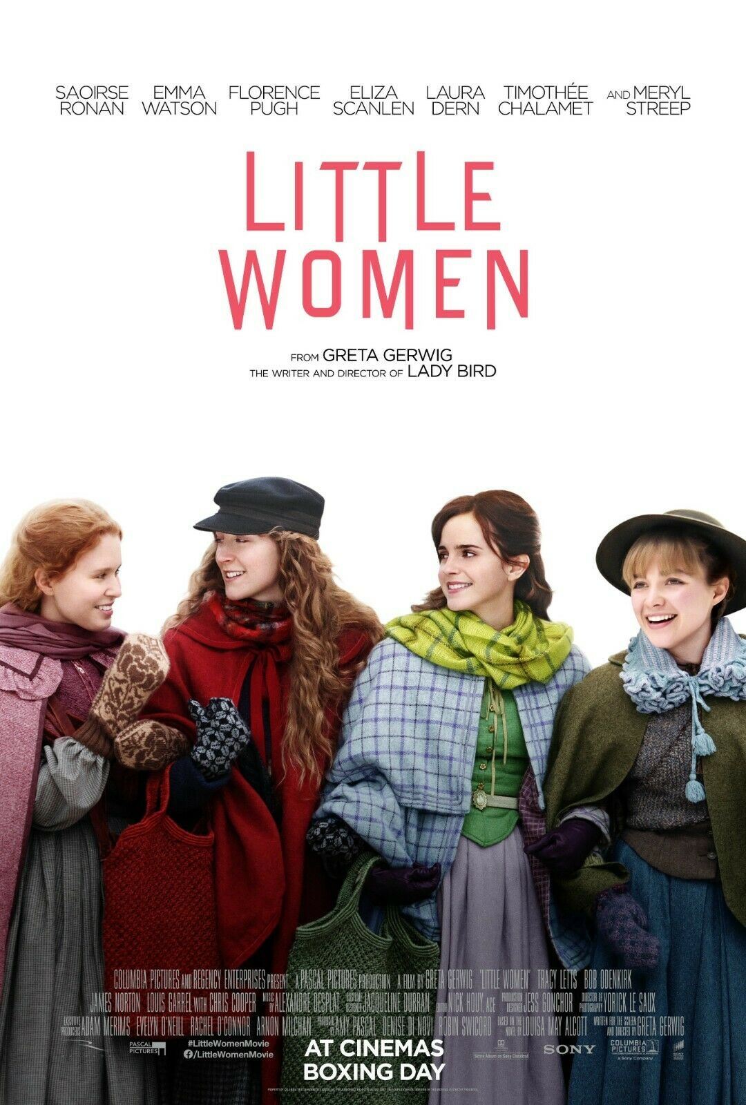368770 LITTLE WOMEN Movie Saoirse Ronan Emma Watson Florence Pugh