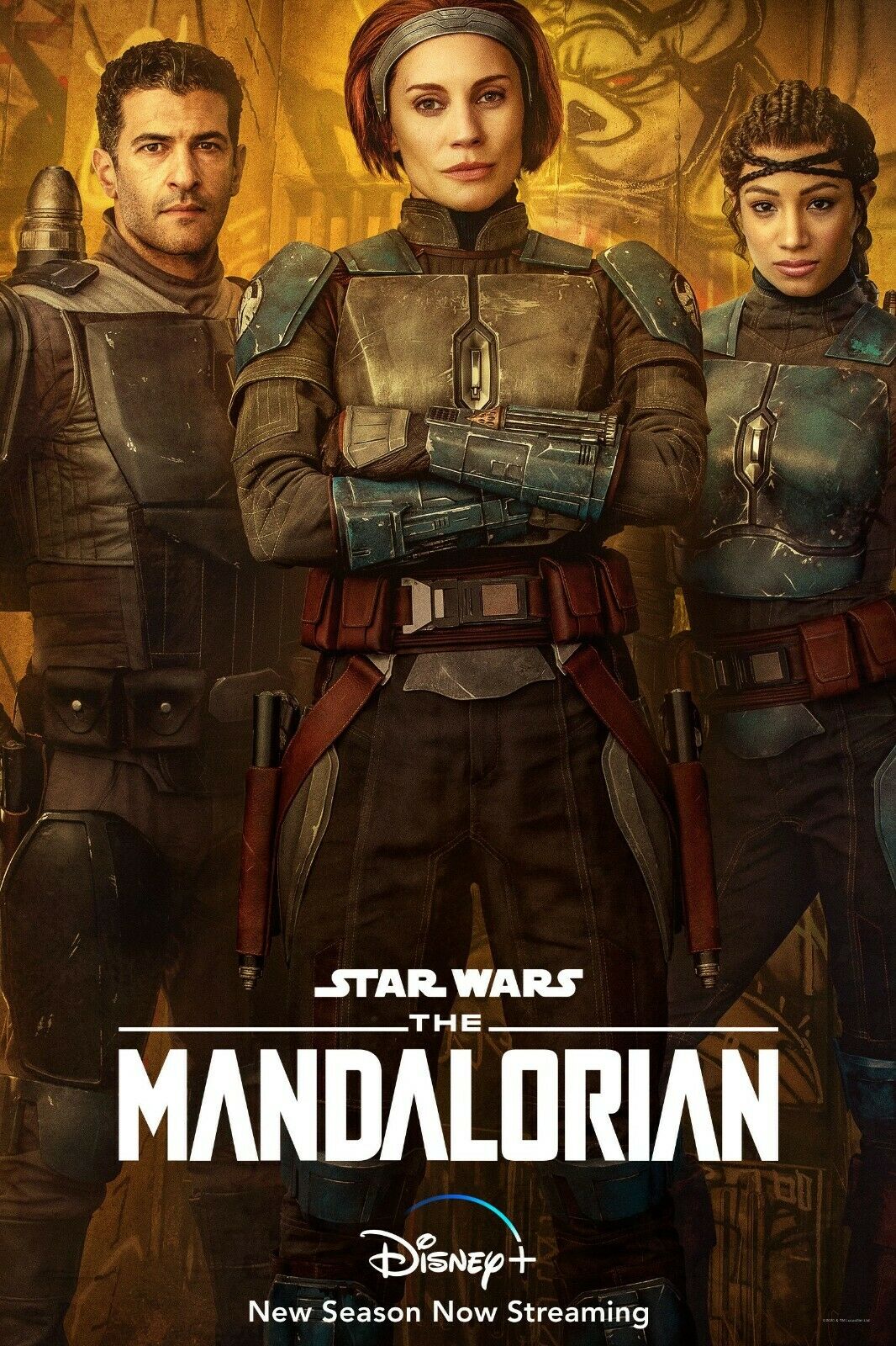 369100 THE MANDALORIAN Season 2 TV Katee Sackhoff Sasha Banks Poster UK