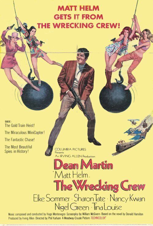 395117 THE WRECKING CREW Movie Sharon Tate Nigel Green Elke WALL PRINT POSTER DE