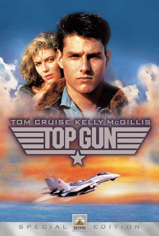 Top Gun Starring Tom Cruise Kelly Mcgillis Val Kilmer