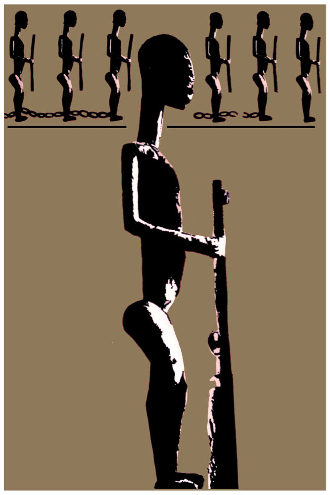 401018 African religion icons with weapons Political WALL PRINT POSTER DE