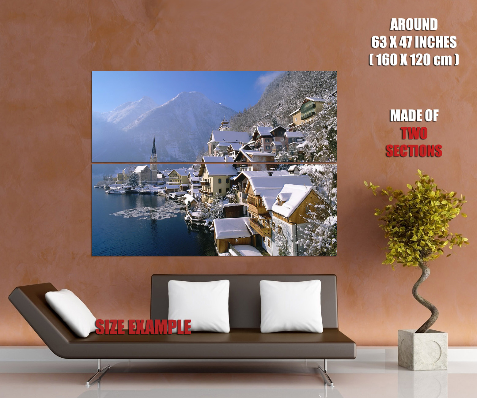 Austria Austria Austria Alps Mountain lake Amazing landscape Winter Snow Print POSTER Affiche 1a798b Austria Austria Austria Alps Mountain lake Amazing landscape Winter Snow Print POSTER Affiche 1a798b