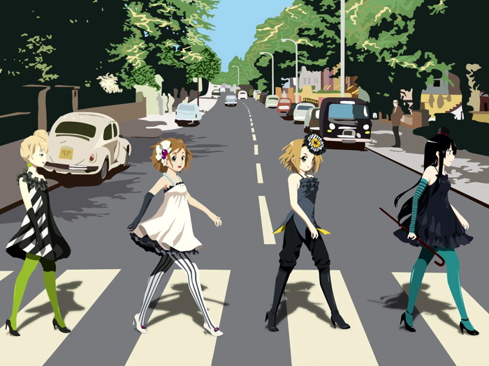 Chicas en Abbey Road