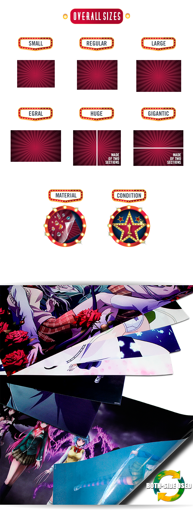 POSTER'S DIMENSION and DESCRIPTION