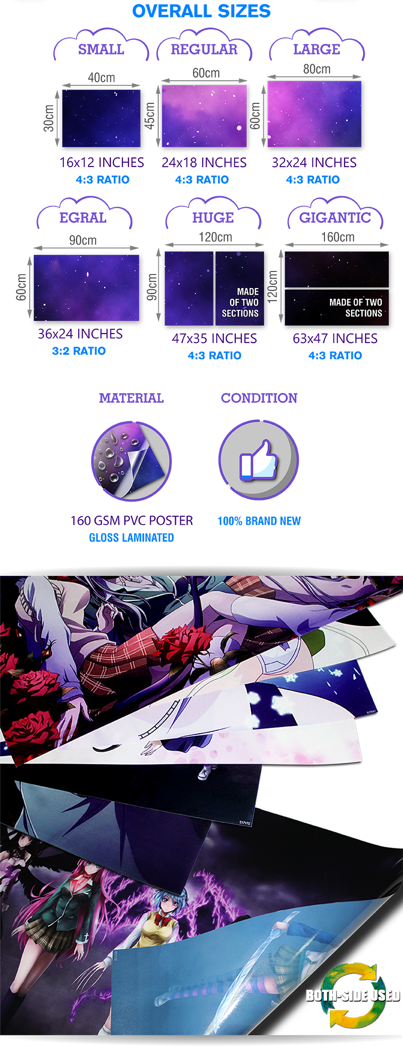 POSTER'S DIMENSION and DESCRIPTION