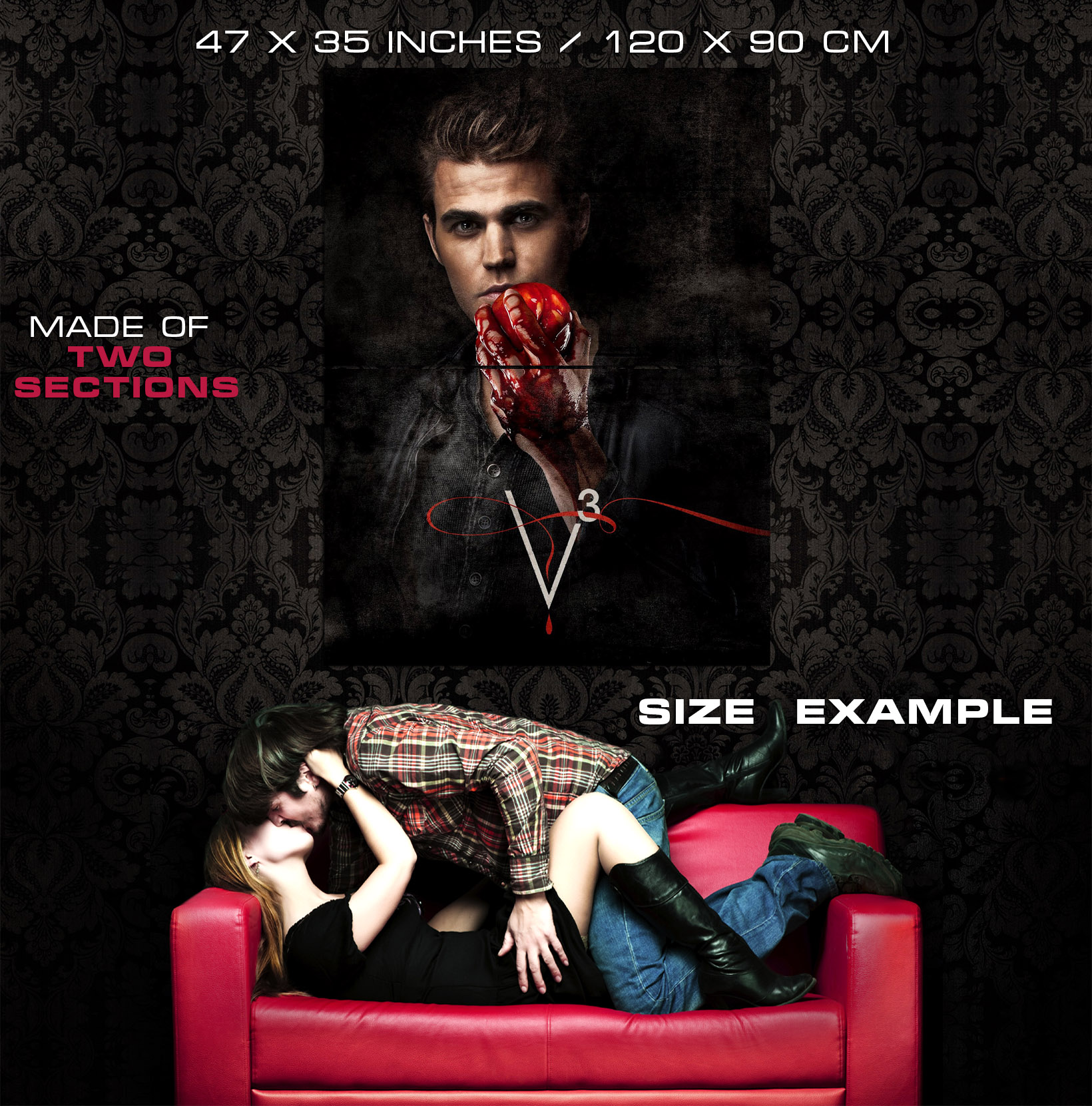 The Vampire Diaries Paul Wesley Print POSTER Affiche Affiche Affiche c7665f The Vampire Diaries Paul Wesley Print POSTER Affiche Affiche Affiche c7665f