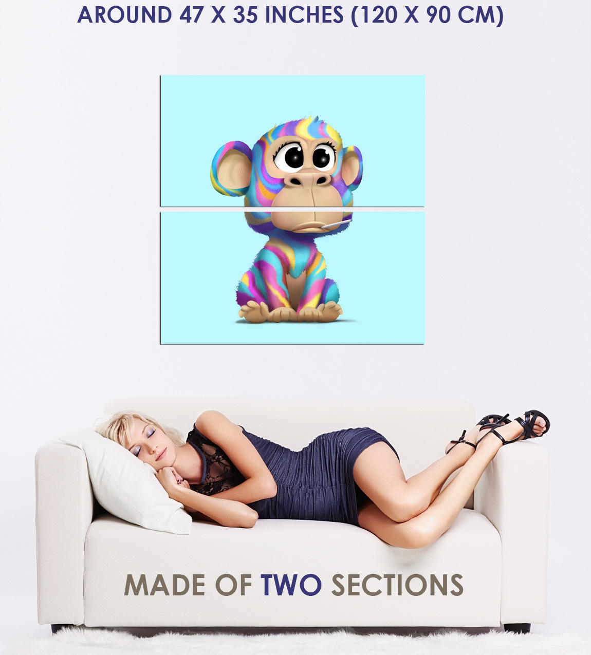 Details zu Pixel Token Art Ape Kids Club #6750 AKC POSTER PRINT FR Neue Bestände