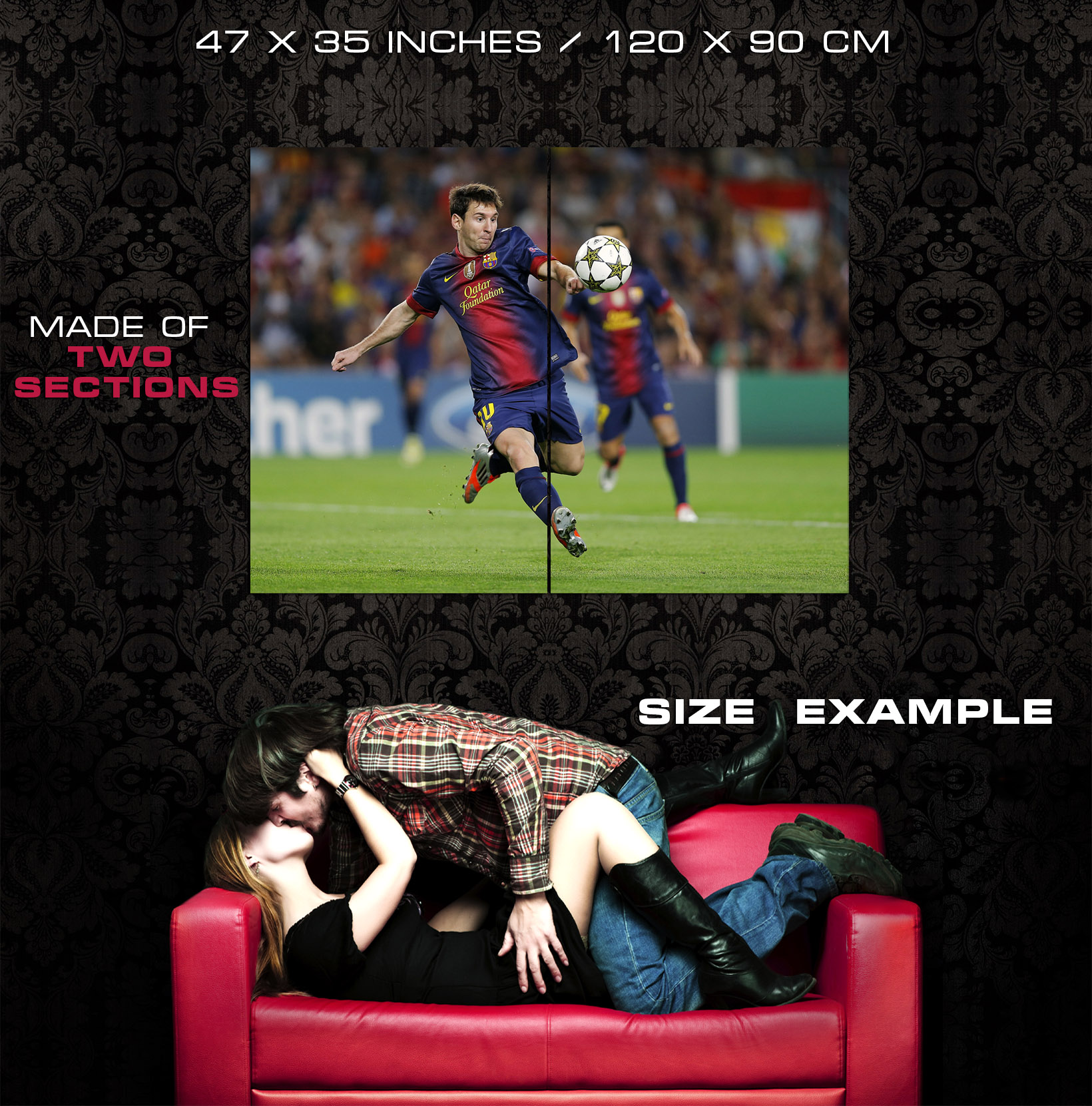 V1406 Lionel Messi Shot Ball FC Argentina Decor WALL POSTER PRINT CA - Bild 11 von 13